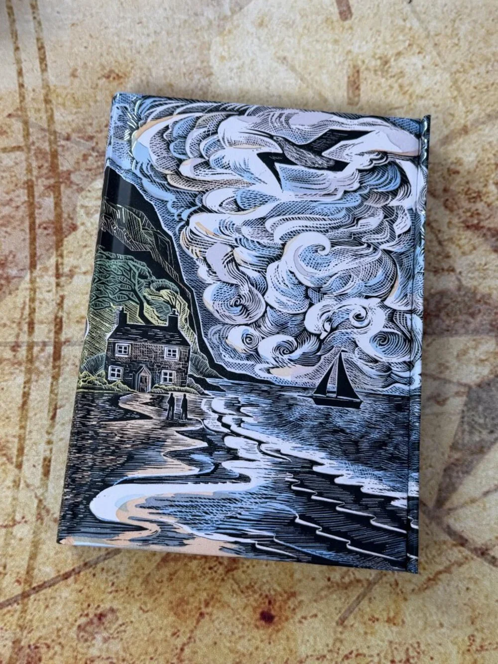 Angela Harding: Curlew Cry Foiled Journal - Flame Tree Notebooks